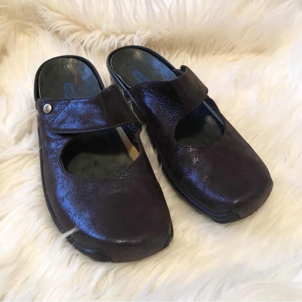 Wolky Up Cut Out Slip On Clog Mary Jane Shoes 39